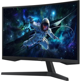 SAMSUNG 32-Inch Odyssey G55C Series QHD 1000R Curved Gaming Monitor, 1ms(MPRT), HDR10, 165Hz, AMD Radeon FreeSync, Eye Care
