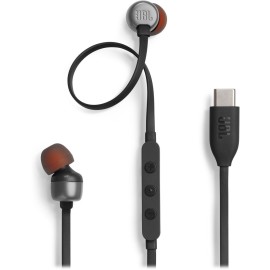 JBL TUNE 310C - Earphones with mic - in-ear - wired - USB-C - black