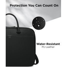 Lenovo 15.6-inch Laptop Bag (T200) - Water Resistant Leather Messenger Bag