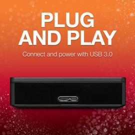 Seagate Portable 4TB External Hard Drive HDD – USB 3.0 for PC, Mac