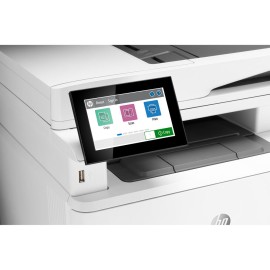 HP LaserJet Enterprise MFP M430f (3PZ55A) All tech specs. Functions. Print, copy, scan, fax. Print speed black (ISO, A4). Up to 38 ppm