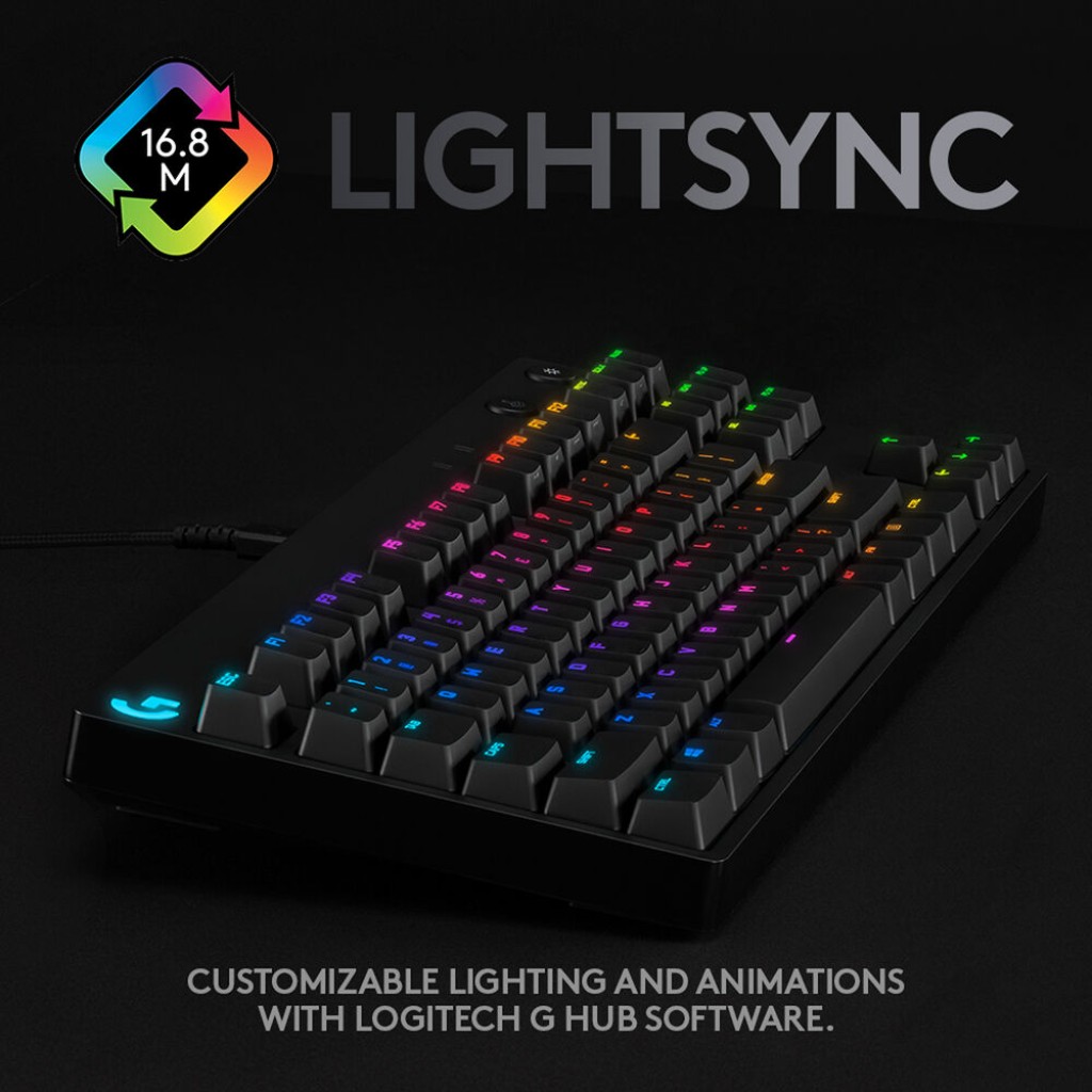 Logitech G Pro TKL Mechanical Wired Gaming Keyboard - LOG-6372528