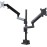 StarTech.com Desk Mount Dual Monitor Arm - Full Motion Monitor Mount for VESA Displays up to 32" (17.6lb/8kg) - Vertical Stackable Arms