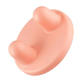 Face and Body Massager Peach features soft tissue vibration massage. Use all over your body