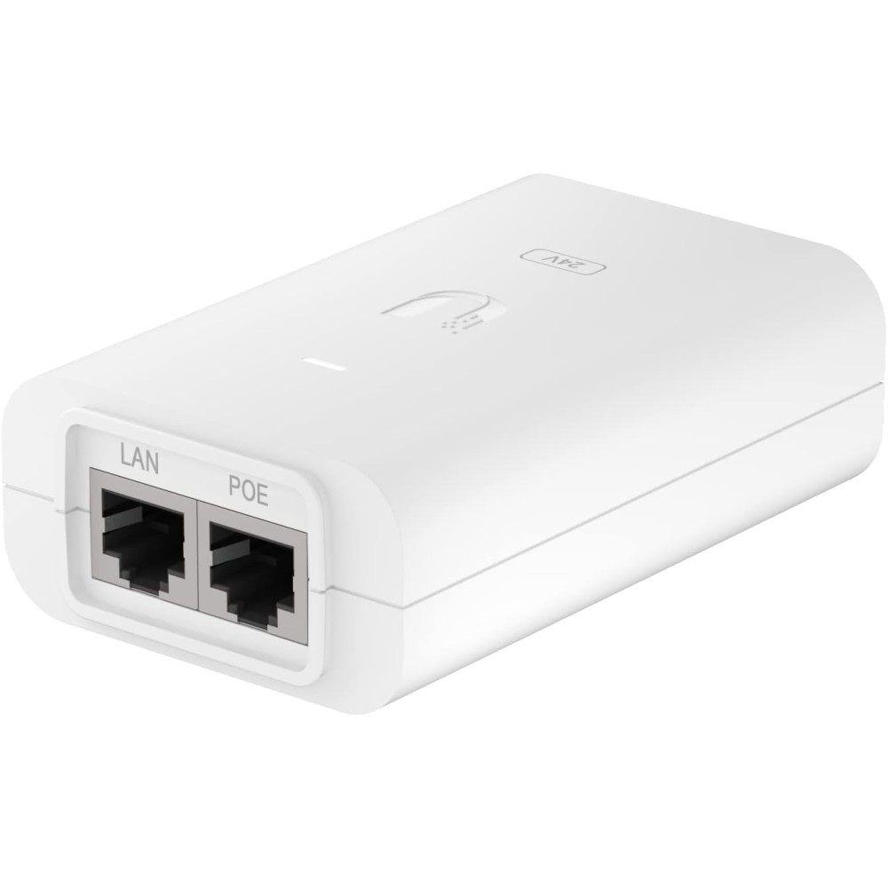 Ubiquiti Networks POE-24-12W-WH PoE Injector (24 VDC, 12W, White
