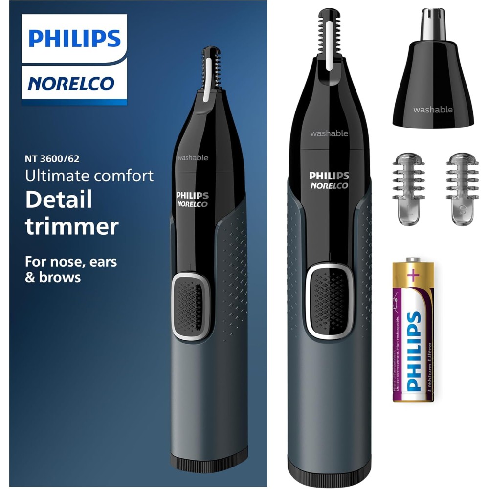 Philips Norelco Nose Trimmer 3000, for Nose, Ears Eyebrow