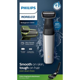 Philips Norelco Bodygroom Series 5000 Showerproof Body & Manscaping Trimmer for Men
