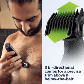 Philips Norelco Bodygroom Series 5000 Showerproof Body & Manscaping Trimmer for Men