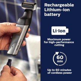 Philips Norelco Bodygroom Series 5000 Showerproof Body & Manscaping Trimmer for Men