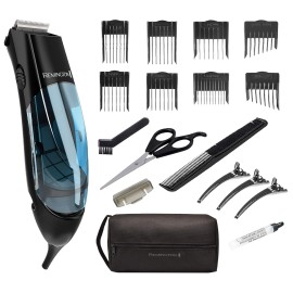 Remington Vacuum Haircut Kit, Vacuum Beard Trimmer, Hair Clippers for Men