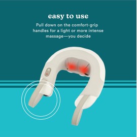 Homedics Shiatsu Rechargeable Neck Massager with Heat