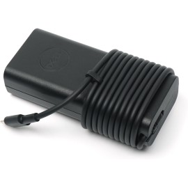 Dell 65W HA65NM190 USB-C Laptop Charger Adapter with Power Cord Cable
