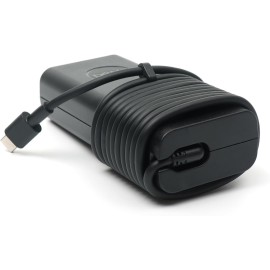 Dell 65W HA65NM190 USB-C Laptop Charger Adapter with Power Cord Cable