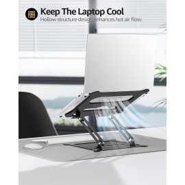 Urmust Laptop Notebook Stand Holder Adjustable Laptop Stand Portable Laptop Riser