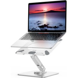 BESIGN LSX7 Laptop Stand with 360° Rotating Base, Ergonomic Adjustable Notebook Stand, Riser Holder Computer Stand