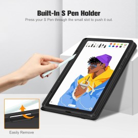 Fintie Case for Samsung Galaxy Tab S6 Lite 10.4 Inch 2024/2022/2020 with S Pen Holder