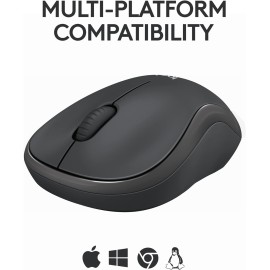 Logitech M240 Silent Bluetooth Mouse, Wireless, Compact