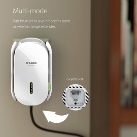 D-Link WiFi Range Extender, AC2000 Mesh Plug In Wall Signal Booster, Cover up to 2600 sq.ft. Dual Band Wireless Repeater Access Point for Smart Home