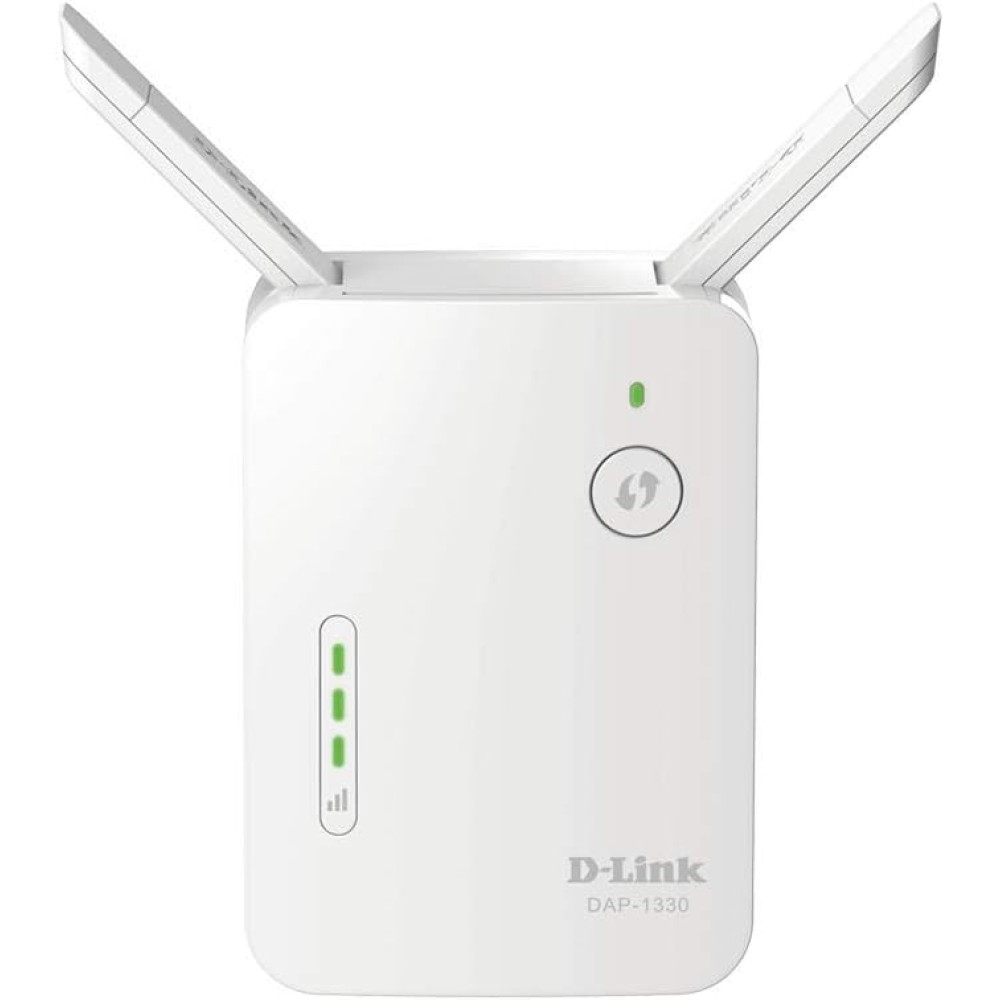 D-Link Wifi Extender N300 Range Wall Signal Booster Ethernet Wireless Internet Network Repeater