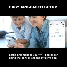 D-Link AX1800 Mesh Wi-Fi 6 Range Extender- Cover up to 2600 sq.ft- Dual Band, MU-MIMO, Mesh, WPA3, Booster, Repeater, Access Point, Extend Wi-Fi in Your Home, Gigabit Port