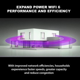 D-Link AX1800 Mesh Wi-Fi 6 Range Extender- Cover up to 2600 sq.ft- Dual Band, MU-MIMO, Mesh, WPA3, Booster, Repeater, Access Point, Extend Wi-Fi in Your Home, Gigabit Port