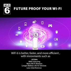 D-Link AX1800 Mesh Wi-Fi 6 Range Extender- Cover up to 2600 sq.ft- Dual Band, MU-MIMO, Mesh, WPA3, Booster, Repeater, Access Point, Extend Wi-Fi in Your Home, Gigabit Port