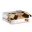 Health Touch Animal Foot Massager, with Relaxing Vibration, Ultra Soft - Dog, Brown Color
