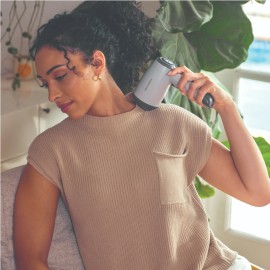 Homedics Shiatsu Handheld Massager, Cordless & Rechargeable, White