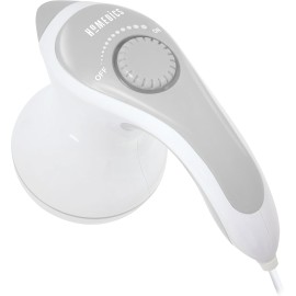 Homedics Shiatsu Handheld Massager, Cordless & Rechargeable, White
