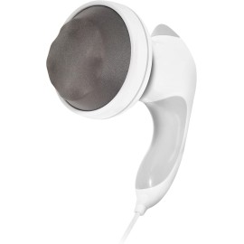 Homedics Shiatsu Handheld Massager, Cordless & Rechargeable, White