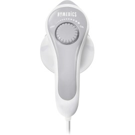 Homedics Shiatsu Handheld Massager, Cordless & Rechargeable, White