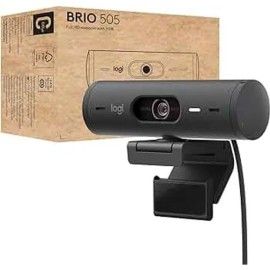 Webcam Logitech Brio 505, FHD 1080p, USB-C, Grafit