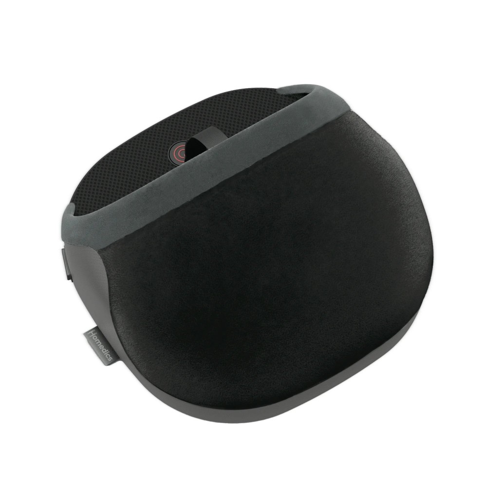 Homedics Vibration Foot Massager with Soothing Heat, Black