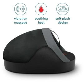 Homedics Vibration Foot Massager with Soothing Heat, Black