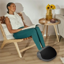 Homedics Vibration Foot Massager with Soothing Heat, Black