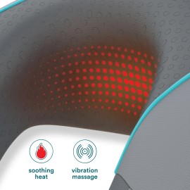 Homedics Neck Massager with Comfort Foam Vibration and Soothing Heat