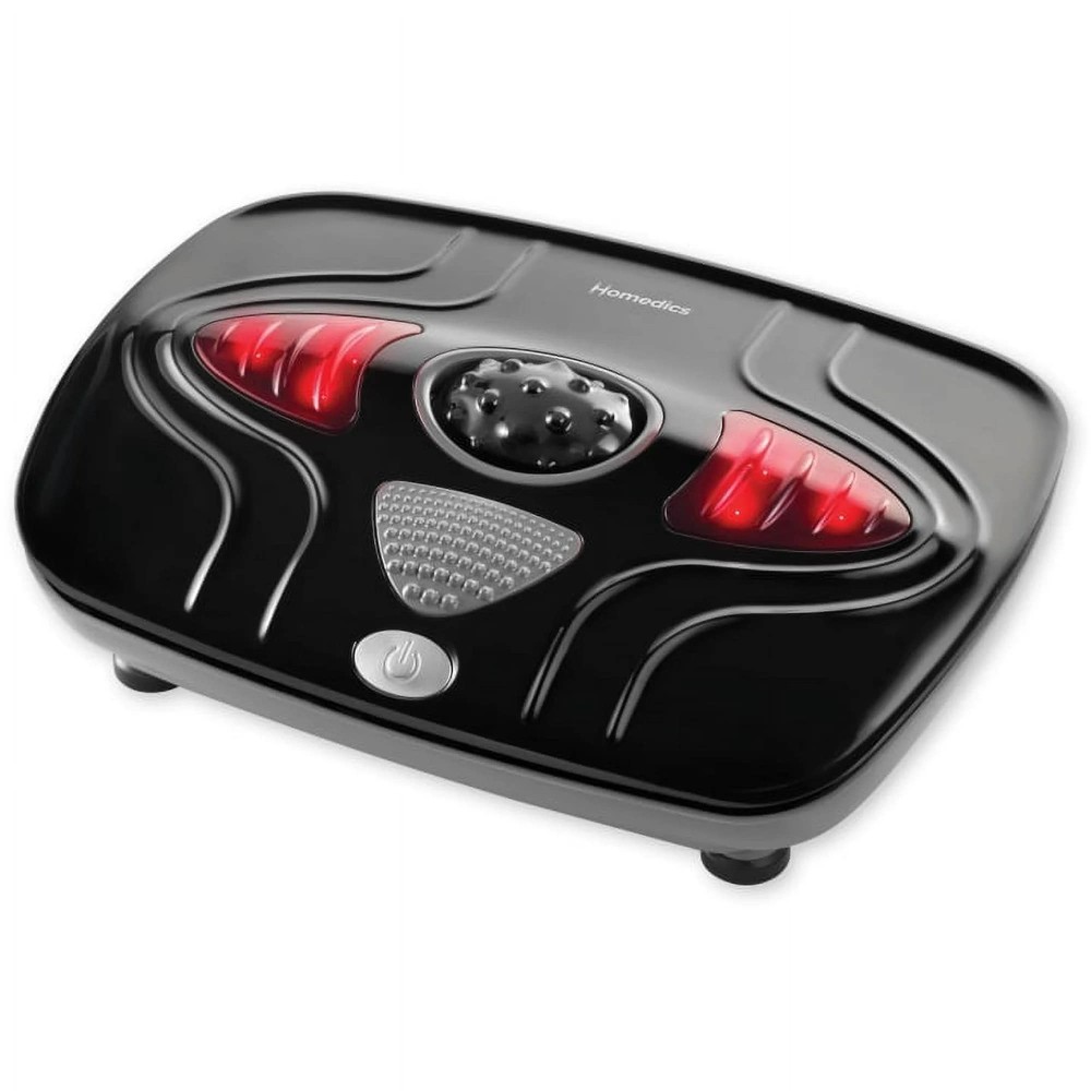 Homedics Vibration Foot Massager with Soothing Heat, Black