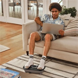 Homedics Vibration Foot Massager with Soothing Heat, Black