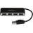StarTech 4 Port USB 2.0 Hub - USB Bus Powered - Portable Multi Port USB 2.0 Splitter and Expander Hub - Small Travel USB Hub (ST4200MINI2) - Hub - 4 x USB 2.0 - desktop