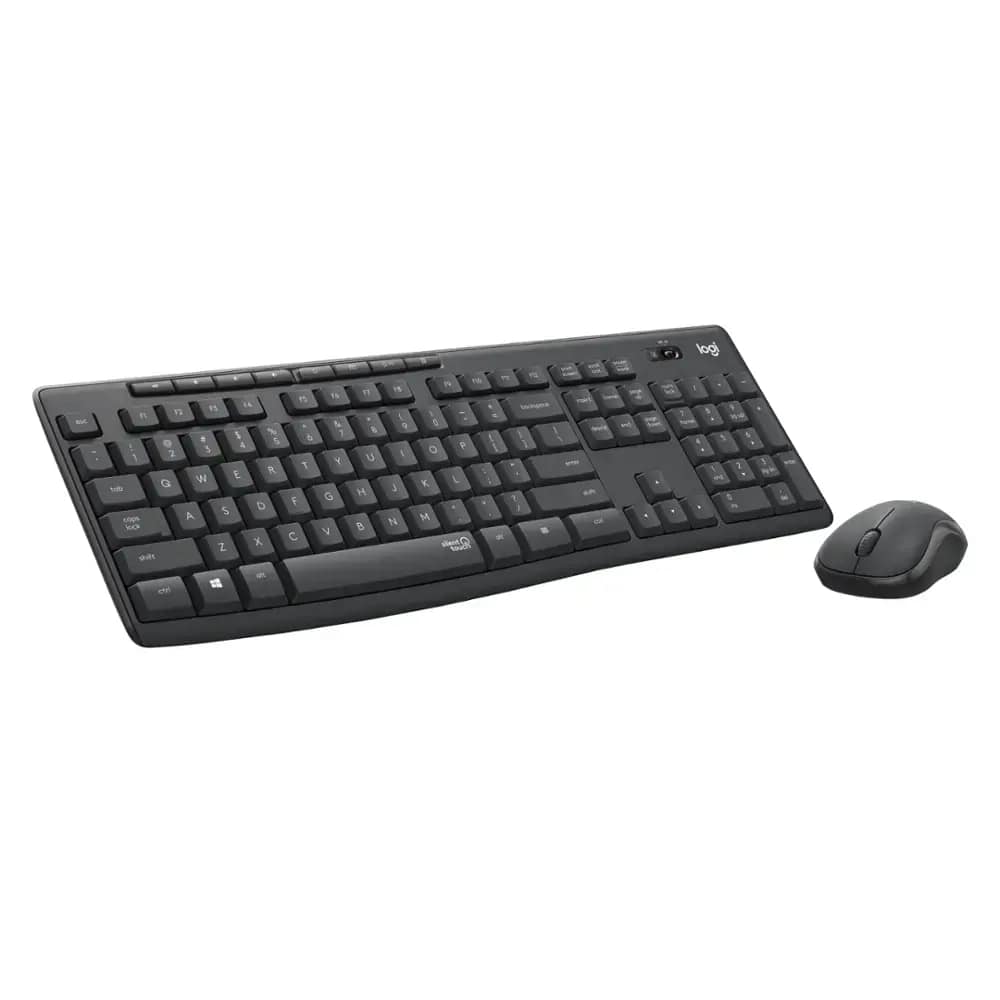 Logitech MK295 Silent - Keyboard and mouse set - wireless - 2.4 GHz - Black
