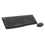 Logitech MK295 Silent - Keyboard and mouse set - wireless - 2.4 GHz - Black