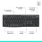 Logitech MK295 Silent - Keyboard and mouse set - wireless - 2.4 GHz - Black