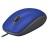 Logitech - Mouse - Wired - Blue - M110 Silent