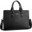 BOSTANTEN Leather Lawyers Briefcase Shoulder Laptop Business Slim Bags for Men