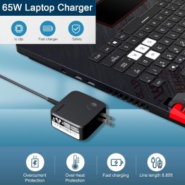 Lenovo 45W Laptop Charger 19.5V 2.31A Blue Tip Smart Power AC Adapter