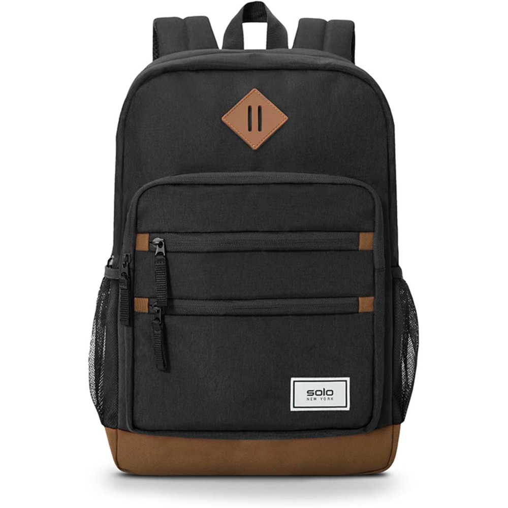Solo New York Re:Fresh Machine Washable Backpack, Black, Fits Up to 15.6" Laptop