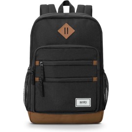 Solo New York Re:Fresh Machine Washable Backpack, Black, Fits Up to 15.6" Laptop