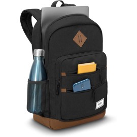 Solo New York Re:Fresh Machine Washable Backpack, Black, Fits Up to 15.6" Laptop