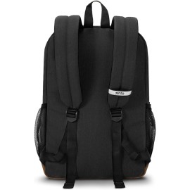 Solo New York Re:Fresh Machine Washable Backpack, Black, Fits Up to 15.6" Laptop