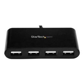 StarTech 4-Port USB-C Hub - USB-C to 4x USB-A Hub Adapter - Mini USB 2.0 Hub - Bus-powered USB Type-C Port Expander (ST4200MINIC) - Hub - 4 x USB 2.0 - desktop